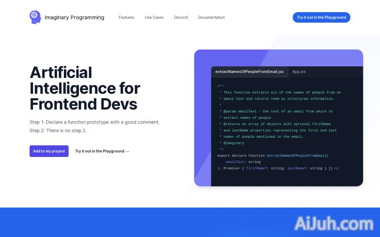 Imaginary Programming