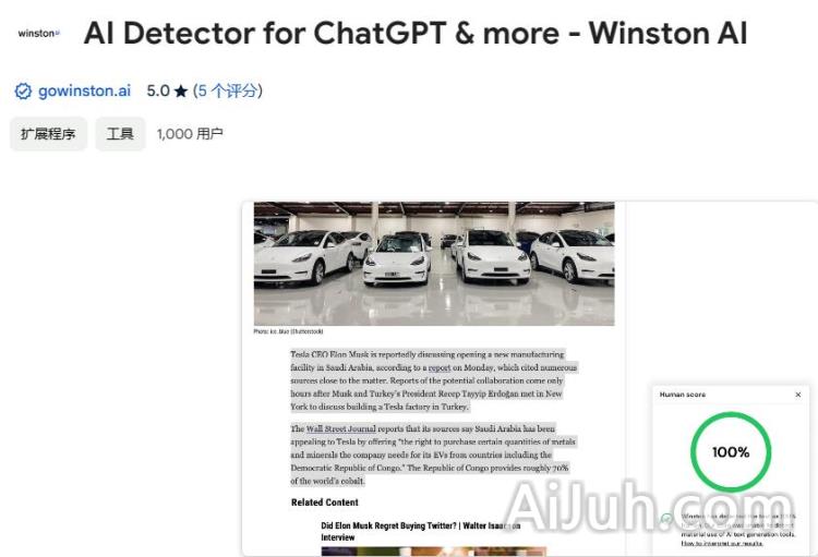 AI Detector for ChatGPT & more - Winston AI