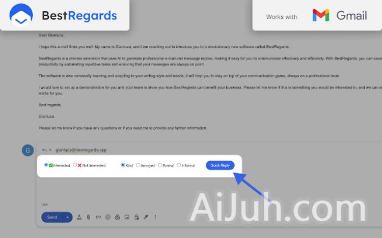 BestRegards - AI reply generator