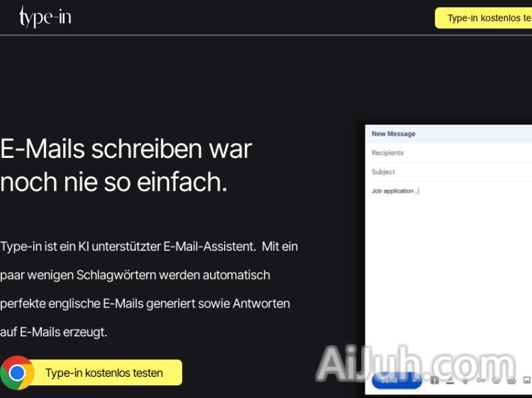 Type-in write emails in Seconds!!