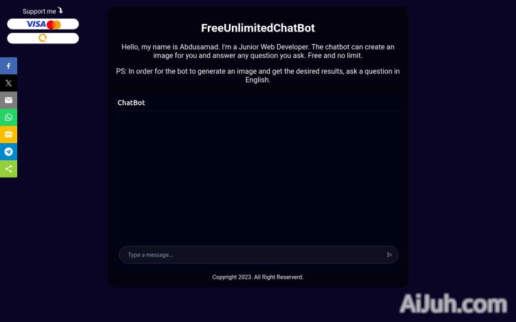 FreeUnlimitedChatBot