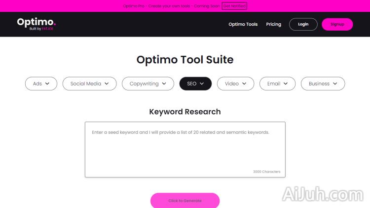 Keyword Research | Optimo