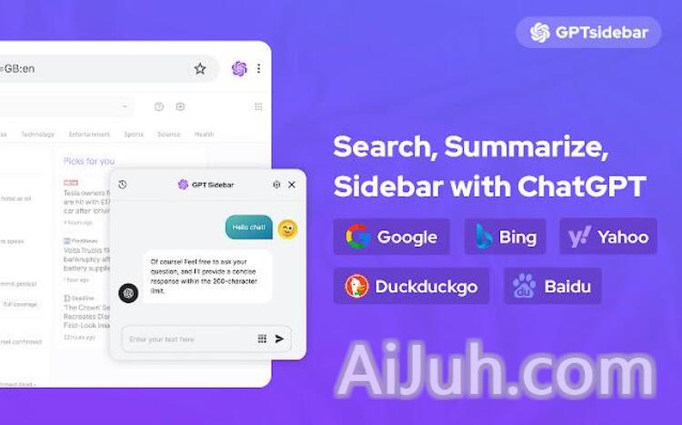 GPT Sidebar - Search with ChatGPT
