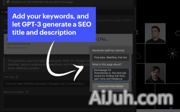 GPT-3 Meta Descriptions