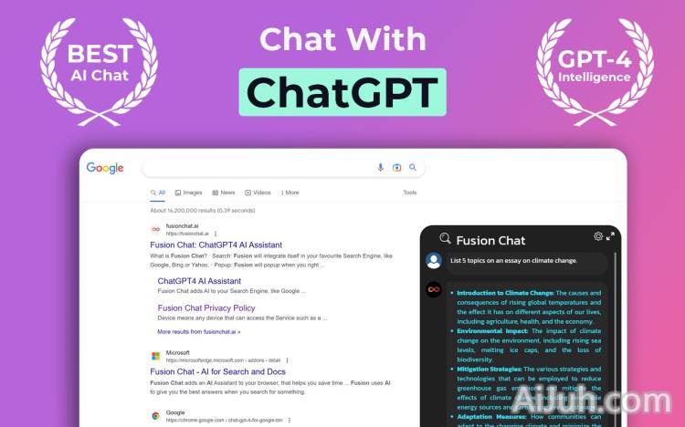ChatGPT for Edge Search GPT 4 Sidebar Copilot