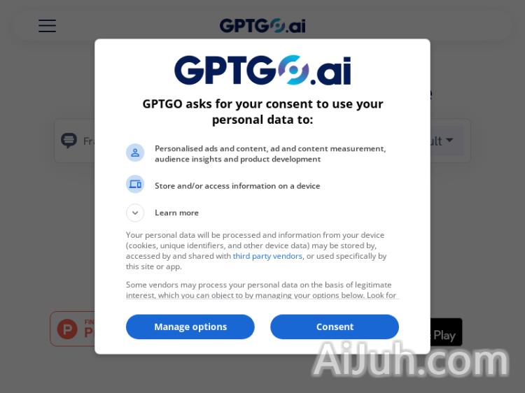 GPTGO.AI (Formerly GooGPT)