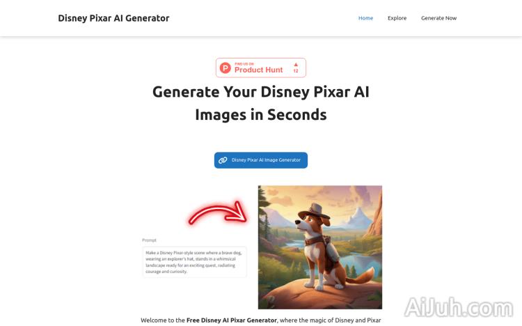 Disney Pixar AI Image Generator
