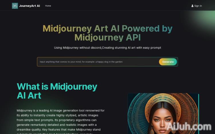 Midjourney Art AI Generator