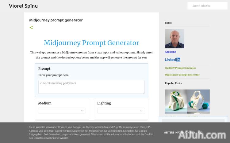 Midjourney Prompt Generator