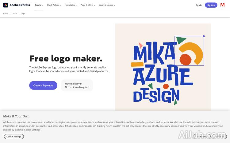 Adobe Express Logo Creator
