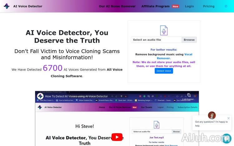AI Voice Detector