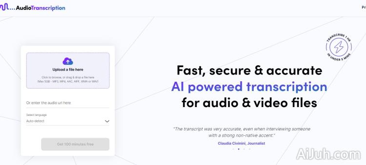 AudioTranscription.ai