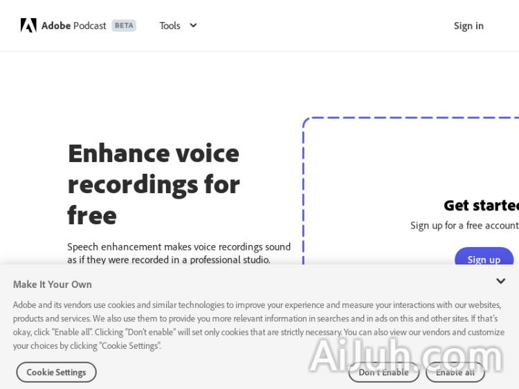 Adobe Enhance Speech