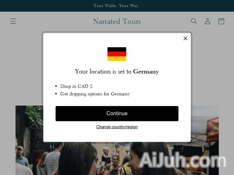 Narrated Tours (On Demand Audio Guides)