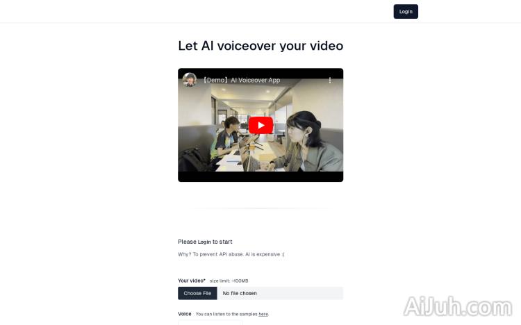 AI VoiceOver