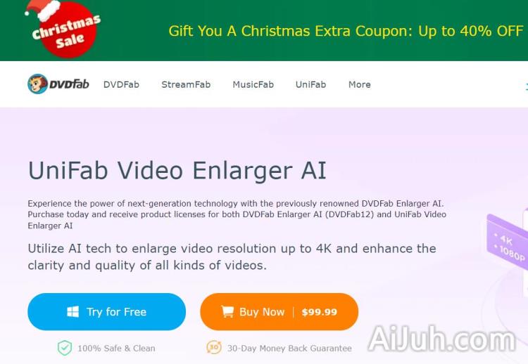 UniFab Video Enlarger AI