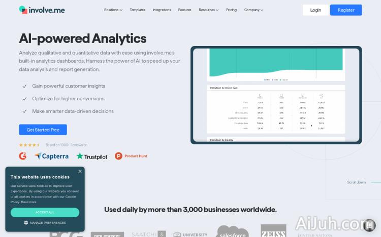 involve.me AI-powered Analytics