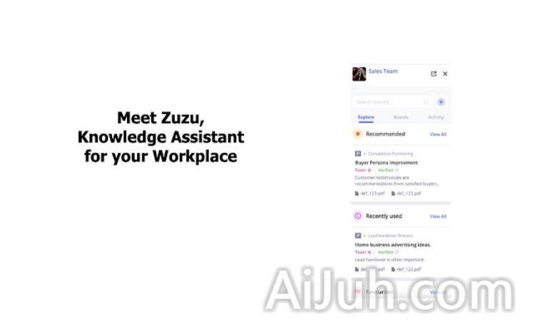Zuzu AI Knowledge Assistant for Chrome