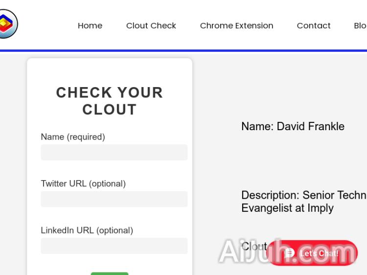 Clout Check by hacksocial.ai