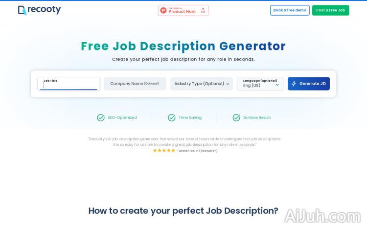 Free Job Description Generator