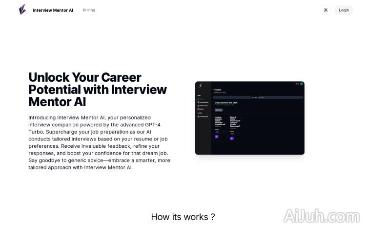 Interview mentor AI