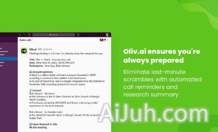Oliv.ai - Your AI Companion for Sales Success