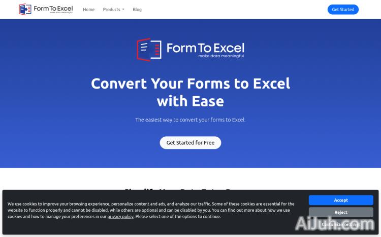 formtoexcel.com
