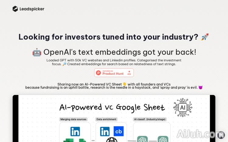 AI-Powered VC Sheet