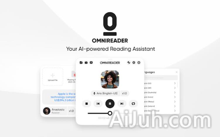 OmniReader - AI-powered Free Text To Speech