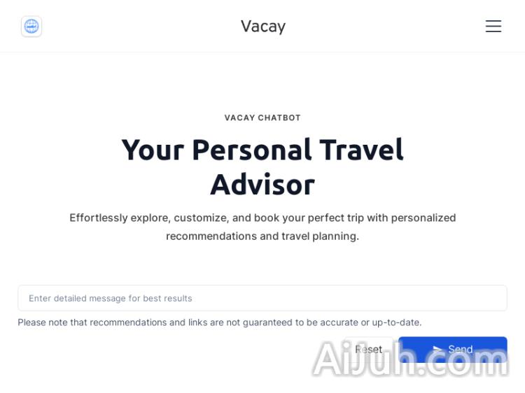 Vacation & Travel Chat (GPT)