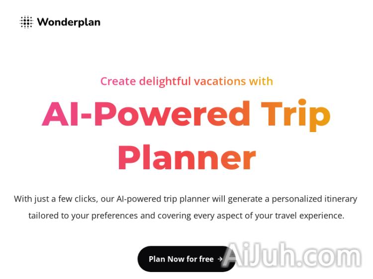 Wonderplan AI