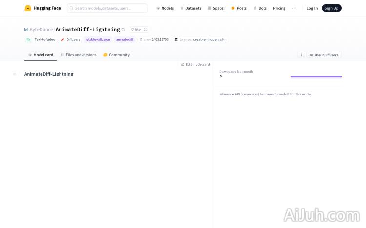 AnimateDiff-Lightning
