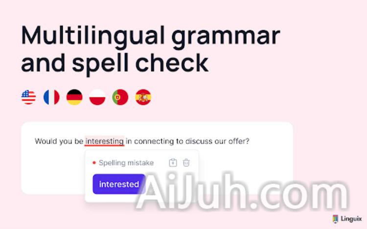 Linguix – GPT-4 writing copilot for teams