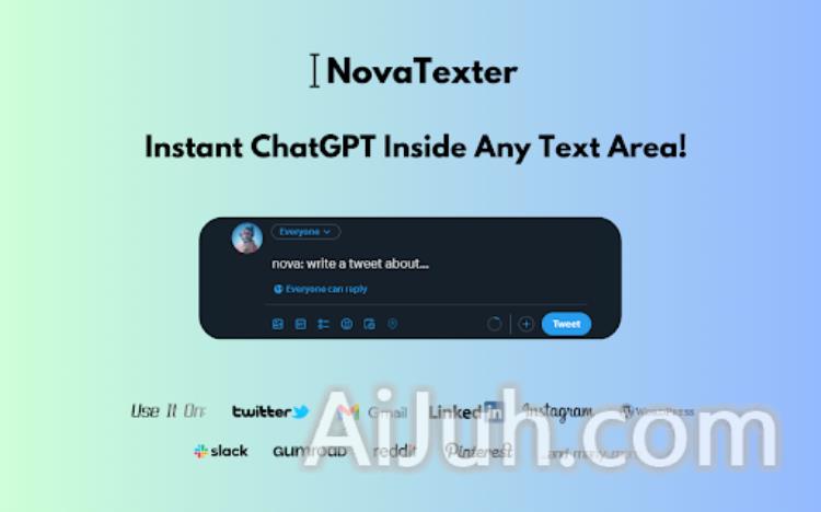 NovaTexter - Chat GPT Chrome Extension