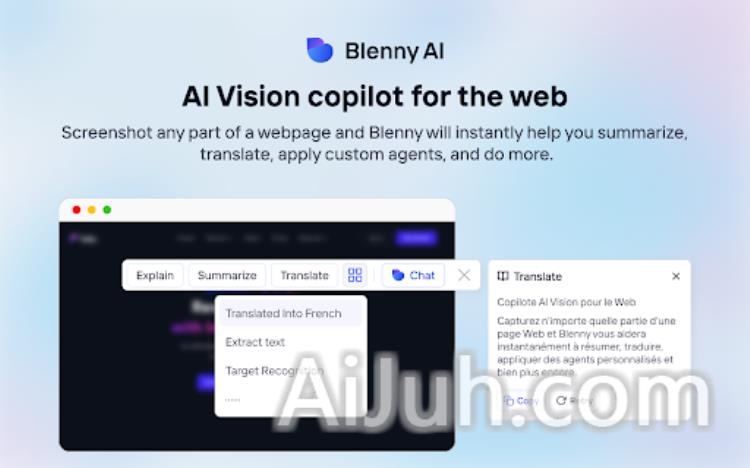 Blenny - AI Vision Co-Pilot Powered by GPT-4V