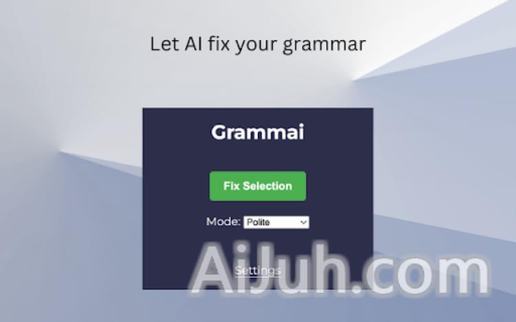 Grammai: AI Grammar Checker (GPT-Powered)