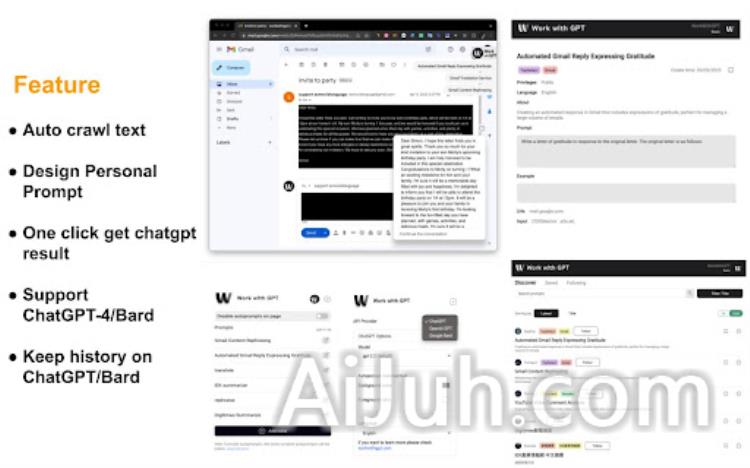 Work with gpt- ChatGPT based InstantPrompt