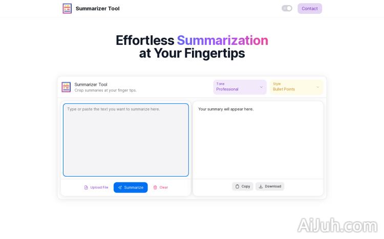 Summarizer Tool