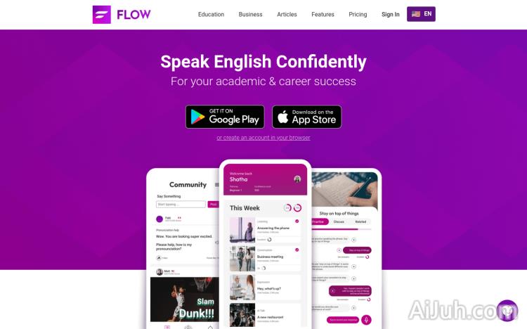 FLOW Speak Learning Pathways