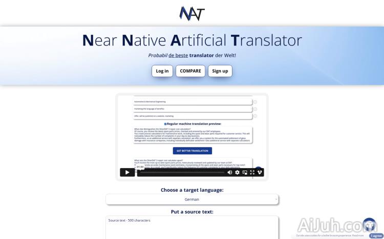 NNAT – Near Native Artificial Translator
