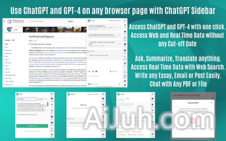 ChatGPT Sidebar & GPT-4 Vision&Gemini|AITOPIA