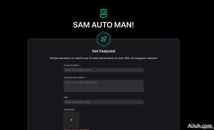 SAM AUTO MAN!