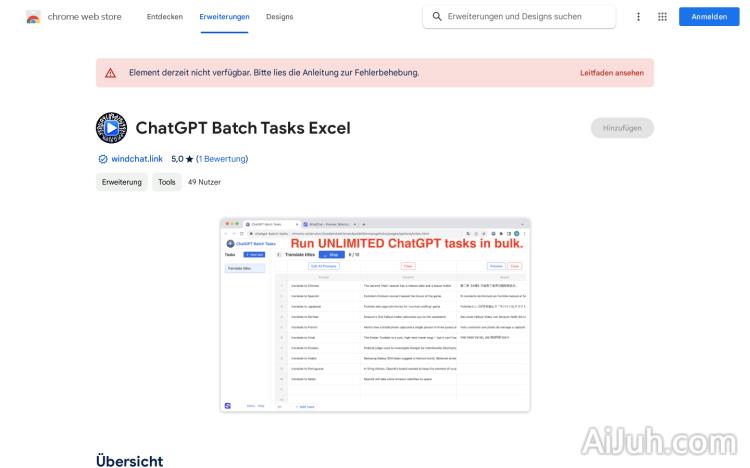 ChatGPT Batch Tasks