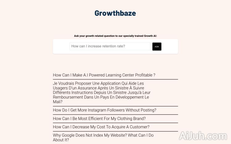 GrowthBaze AI