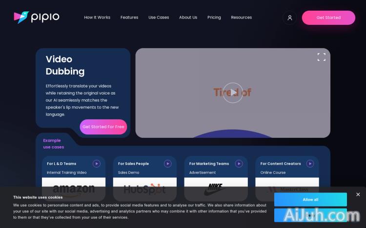 Pipio | Video Dubbing