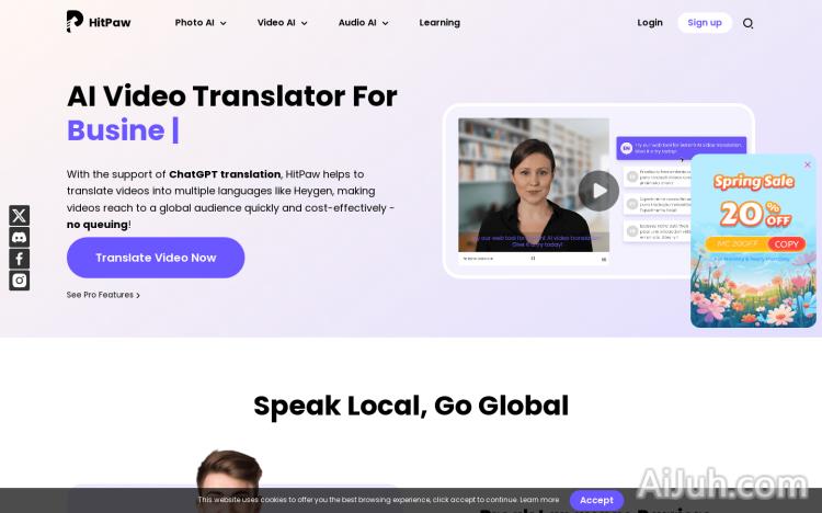 HitPaw Online AI Video Translator