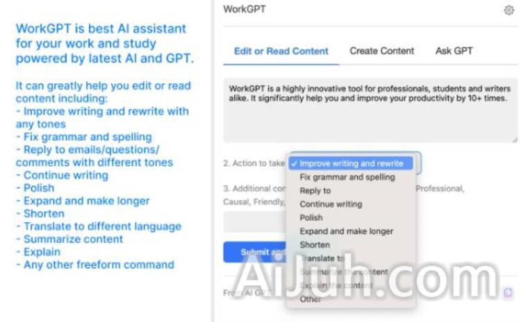 WorkGPT - GPT for Work