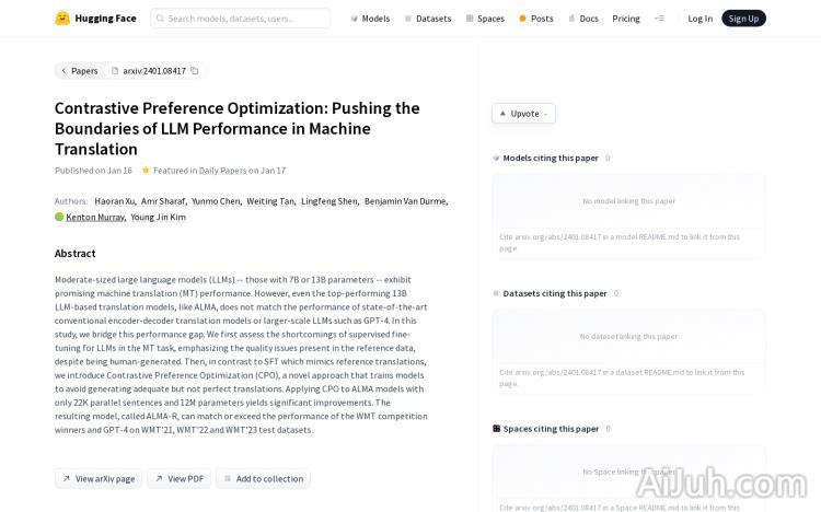 Contrastive Preference Optimization