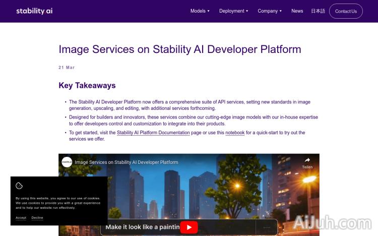 Stability AI Developer Platform