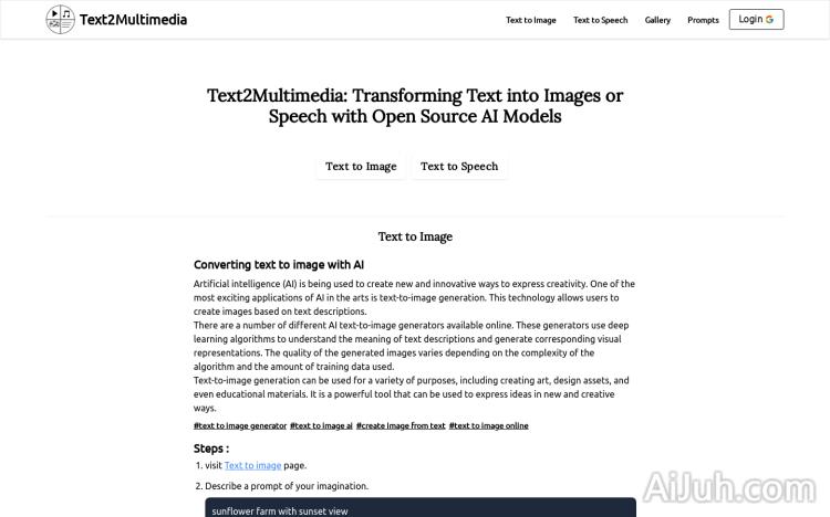 Text2Multimedia